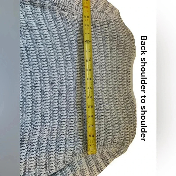 Olsen two-tone blue knit cardigan, medium weight, cotton & polyester - Picture 11 of 11